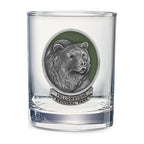 Grizzly Bear Yellowstone National Park Double Old Fashioned Glass, 13.5 oz