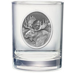 Moose Double Old Fashioned Glass, 13.5 oz