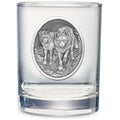 Wolves Double Old Fashioned Glass, 13.5 oz