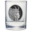 Mountain Goat Double Old Fashioned Glass, 13.5 oz