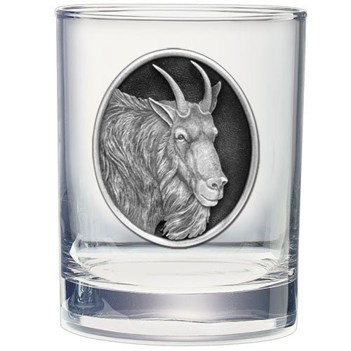 Mountain Goat Double Old Fashioned Glass, 13.5 oz