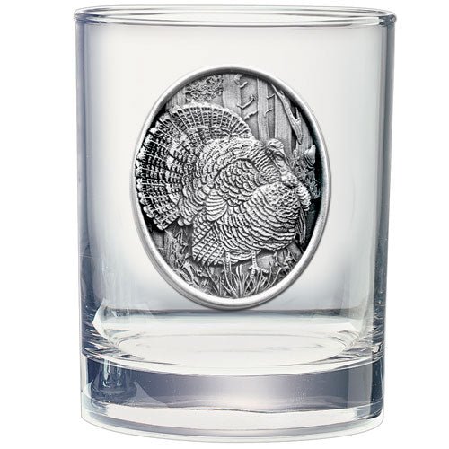 Turkeys Double Old Fashioned Glass, 13.5 oz