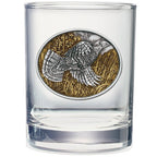 Ruffed Grouse Double Old Fashioned Glass, 13.5 oz