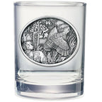 Bobwhite Quail Double Old Fashioned Glass, 13.5 oz