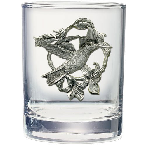 Hummingbird Double Old Fashioned Glass, 13.5 oz