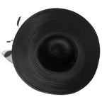 Women's Round Crown Organza Bow Dress Hat