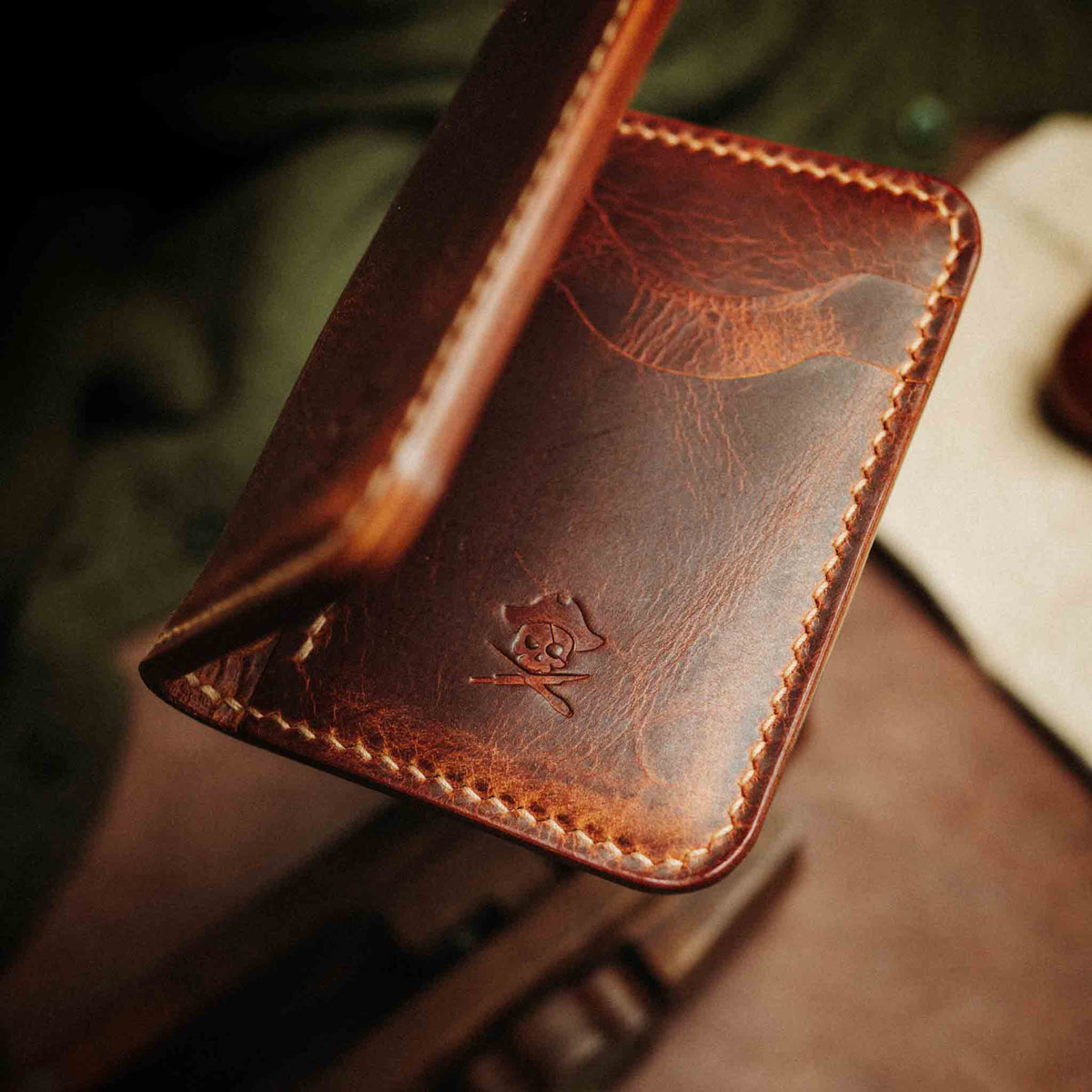 Pirate Goods Buccaneer – Slim Leather Bifold Wallet
