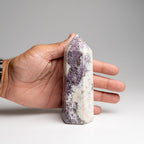 Genuine Polished Lepidolite Point from Madagascar (1.2 lbs)