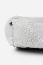 Chester & Lee | Furry Sleeper Dog Bed Gray