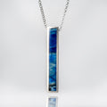 Genuine Mammoth Molar Ingot Pendant with 18" Sterling Necklace