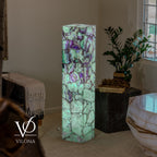 Fluorite Floor Lamp #7 – 47.5" Tall × 10" Square