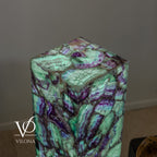 Fluorite Floor Lamp #7 – 47.5" Tall × 10" Square
