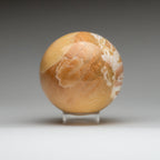 Polished Orange Onyx Sphere from Mexico (3.1 lbs)