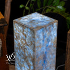 Arctic Onyx Floor Lamp - Small - 27.5"H x 8"W - Square - #4