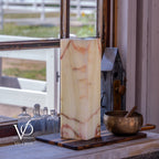 Bamboo Onyx Table Lamp – Light Edition #1 – 19.75" Tall × 6" Wide