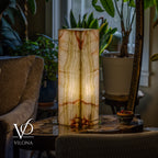 Bamboo Onyx Table Lamp – Light Edition #1 – 19.75" Tall × 6" Wide