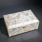 Genuine Large Mother of Pearl Jewelry Box (9.5 lbs)