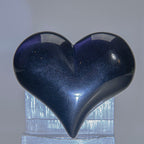 Genuine Polished Rainbow Obsidian (Medium) Heart