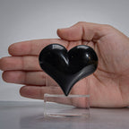 Genuine Polished Rainbow Obsidian (Medium) Heart