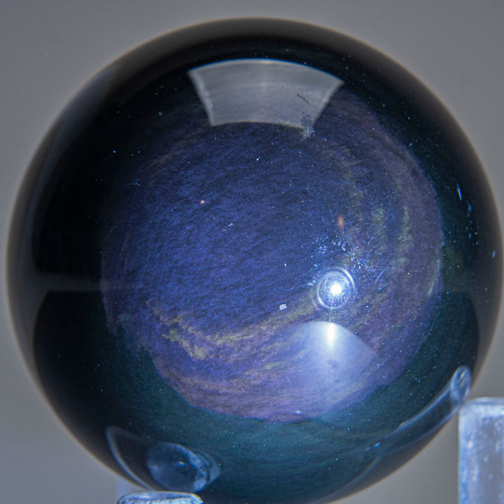 Genuine Polished Rainbow Obsidian (1.75") Sphere
