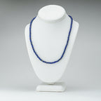 Genuine Lapis Lazuli Beaded Necklce (4mm)