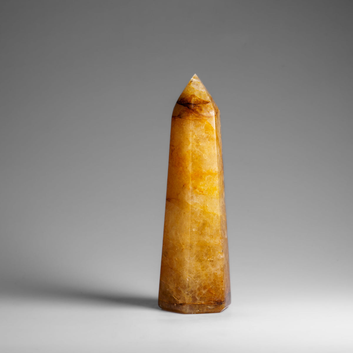 Genuine Polished Lemon Quartz Point (1.2 lbs)