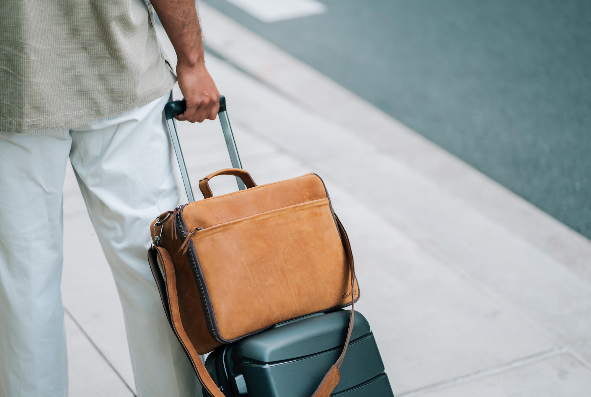 Leather CPAP Travel Bag