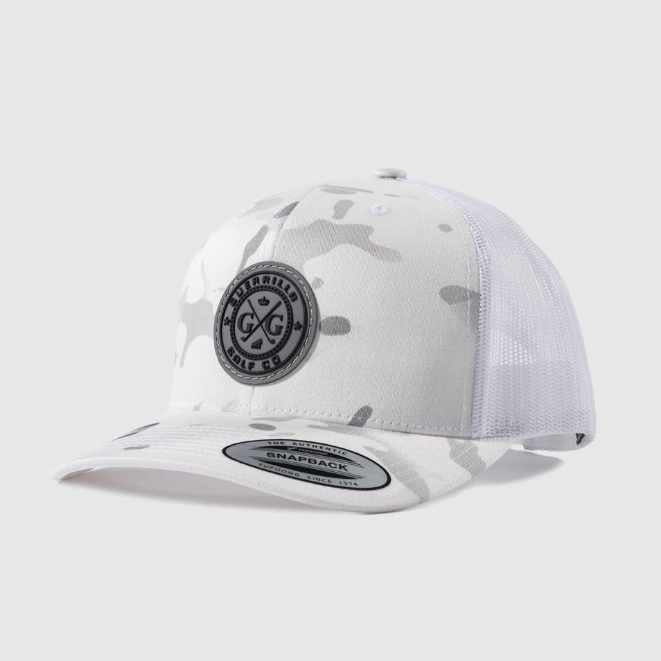 White Multicam Snapback