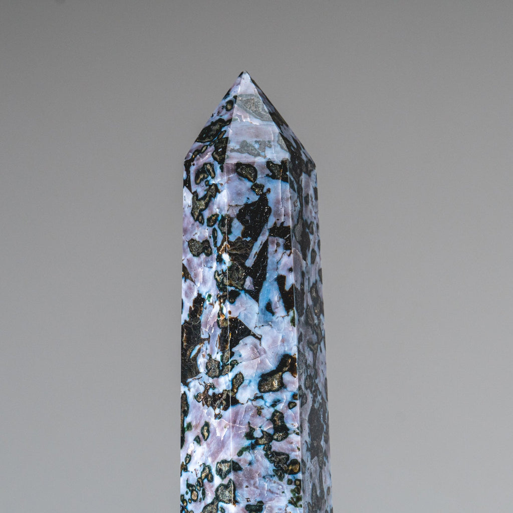 Genuine Polished Indigo Gabbro Point from Madagascar