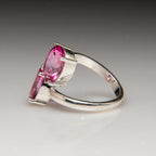 Topaz Gemstone Sterling Silver Ring (Size 7.5)