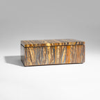 Genuine Polished Tiger's Eye Jewelry box