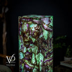 Fluorite Floor Lamp - Medium - 43.5"H x 10"W - Square - #10