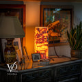 Onyx Table Lamp - Divina Claire 18" Tall, x 8" Diameter (Large #3)