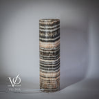 Tangerine Onyx Table Lamp - 20" Tall, x 5.5" Diameter - (Medium #14)