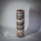 Tangerine Onyx Table Lamp - 20" Tall, x 5.5" Diameter - (Medium #14)