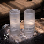 White Ice Onyx - 12" Tall, x 4.5" Diameter (Small Table Lamp Pair #1)