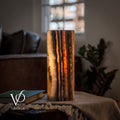 Sahara Onyx - 12" Tall, x 4.5" Diameter (Small Table Lamp #1)