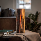 Sahara Onyx - 12" Tall, x 4.5" Diameter (Small Table Lamp #1)