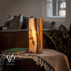 Sahara Onyx - 12" Tall, x 4.5" Diameter (Small Table Lamp #1)