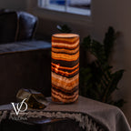 Sahara Onyx - 12" Tall, x 4.5" Diameter (Small Table Lamp #2)