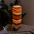 Sahara Onyx - 12" Tall, x 4.5" Diameter (Small Table Lamp #2)