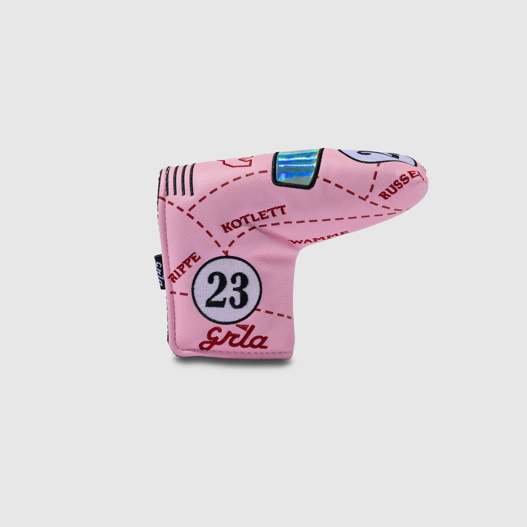 Pink Pig Race Livery Putter Cover