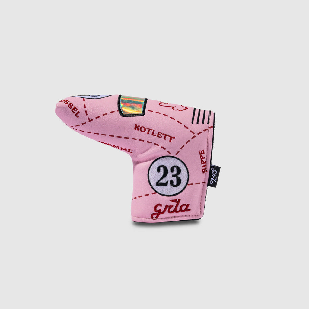 Pink Pig Race Livery Putter Cover