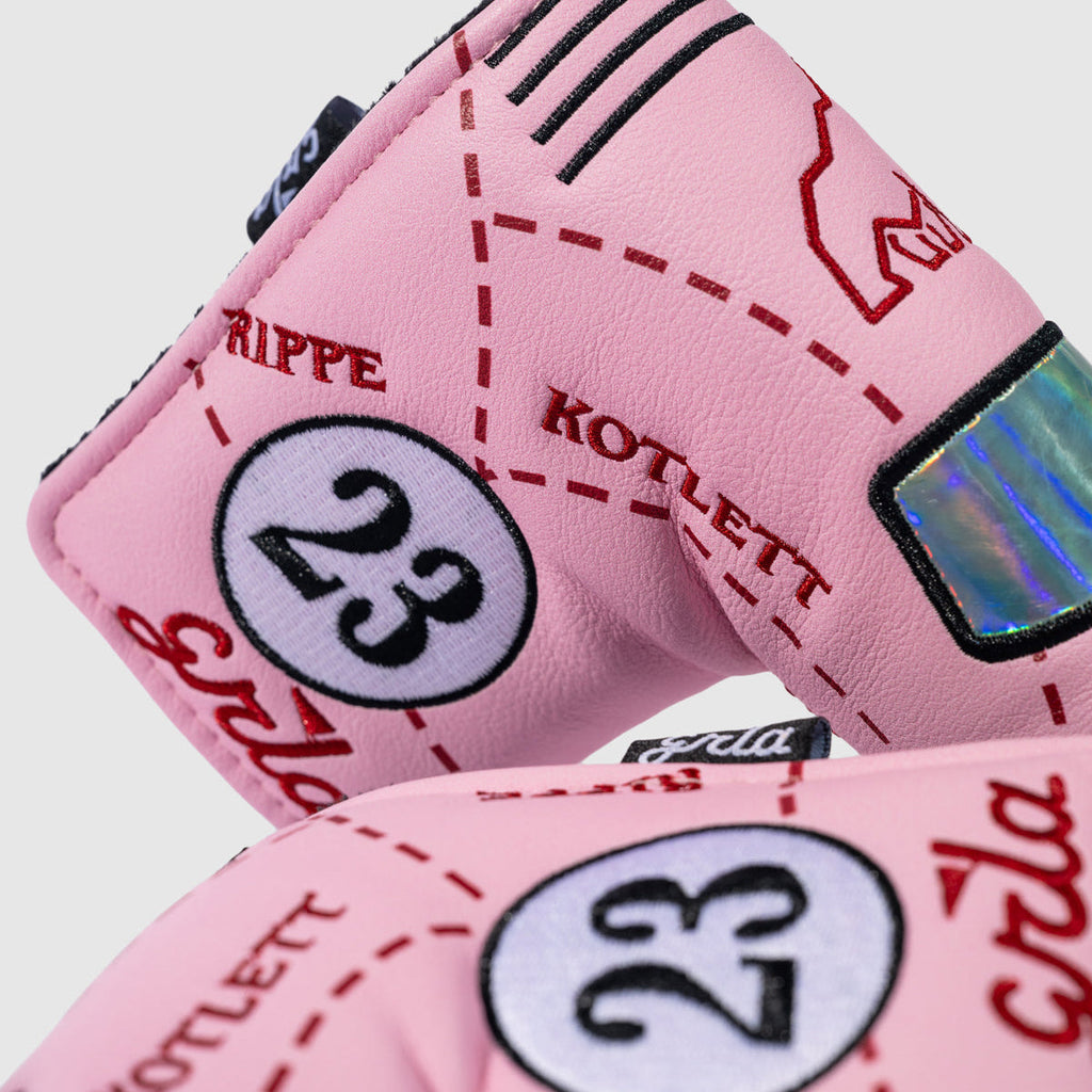 Pink Pig Race Livery Putter Cover