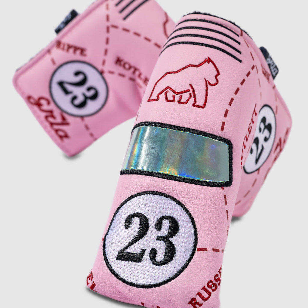 Pink Pig Race Livery Putter Cover