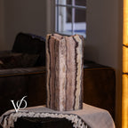 Rosa Onyx Live Edge Table Lamp – 16" Tall × 6" Square #1
