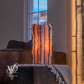 Rosa Onyx Live Edge Table Lamp – 16" Tall × 6" Square #1