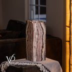 Rosa Onyx Live Edge Table Lamp – 16" Tall × 6" Square #2
