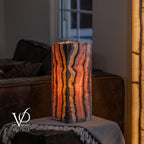 Rosa Onyx Live Edge Table Lamp – 16" Tall × 6" Square #2