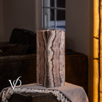 Rosa Onyx Live Edge Table Lamp – 16" Tall × 6" Square #2